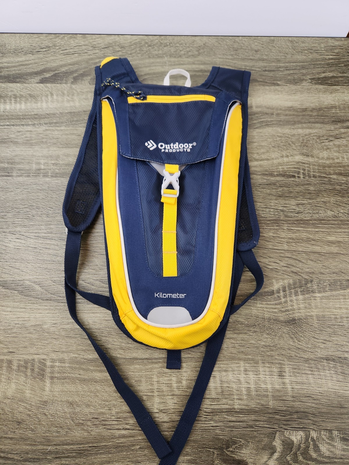 Outdoor Products Kilometer 8.0 Bag Hydration Backpack Hiking Blue *No Bladder*