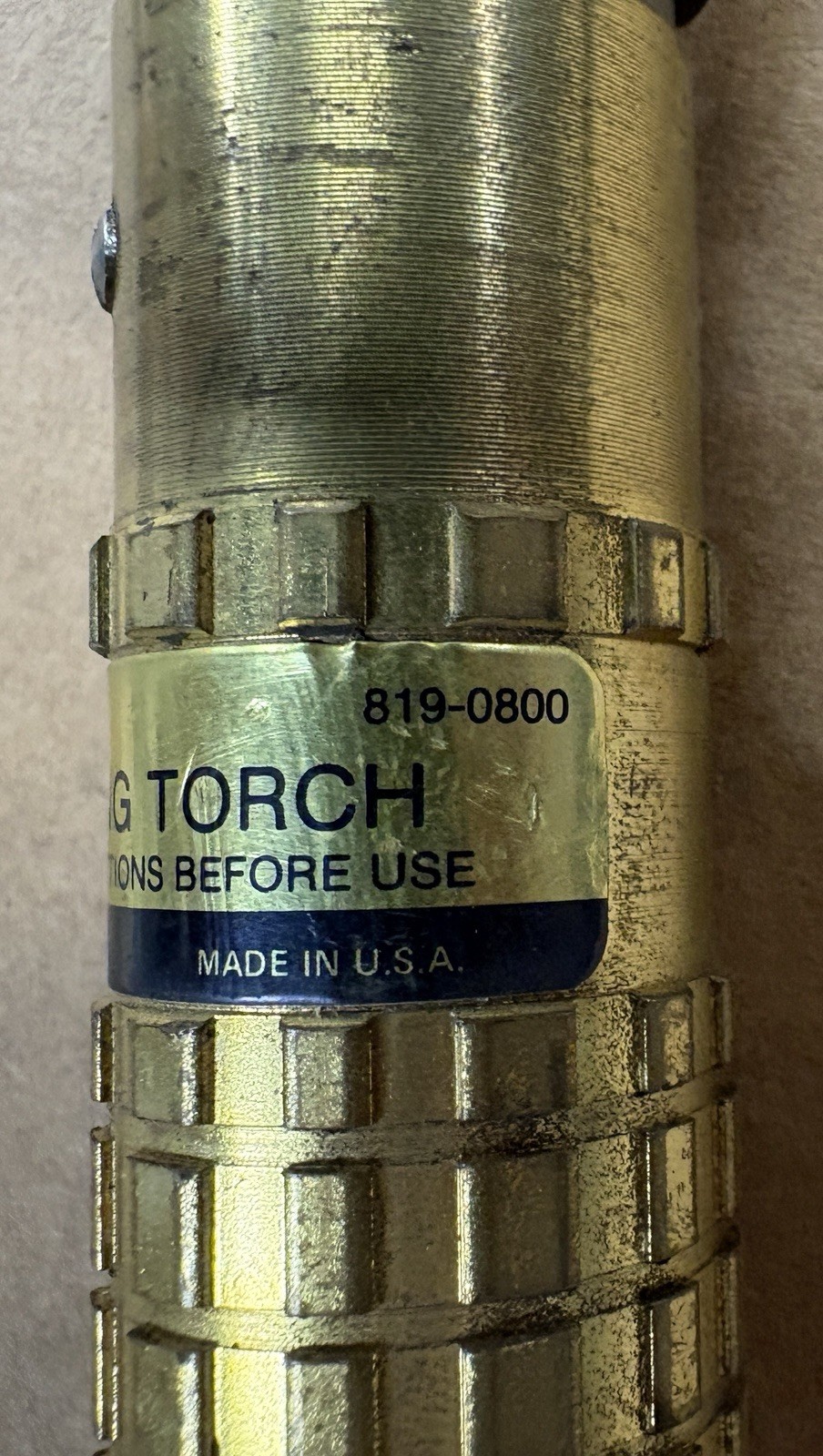 Airco Welding Torch Model 819-800 with anti-flash  back valves. Fits Concoa tips