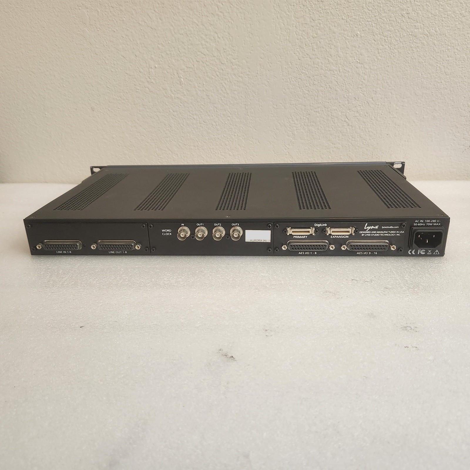Lynx Aurora(n) Analog AES ProTools HD Audio Interface Digital Converter Clock