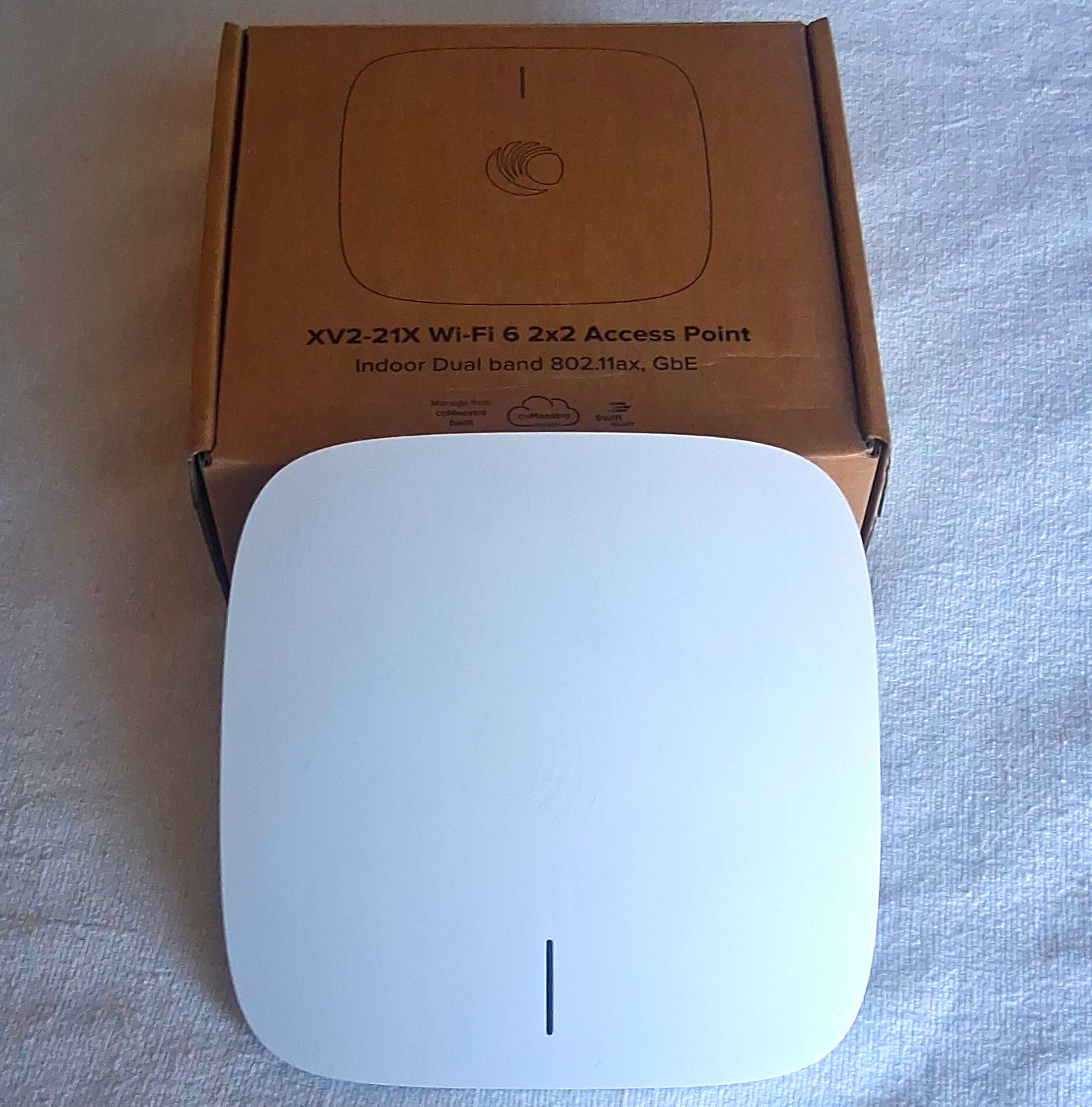 Cambium Networks XV2-21X Wi‑Fi 6 Dual-Band 2x2 Indoor Access Point White