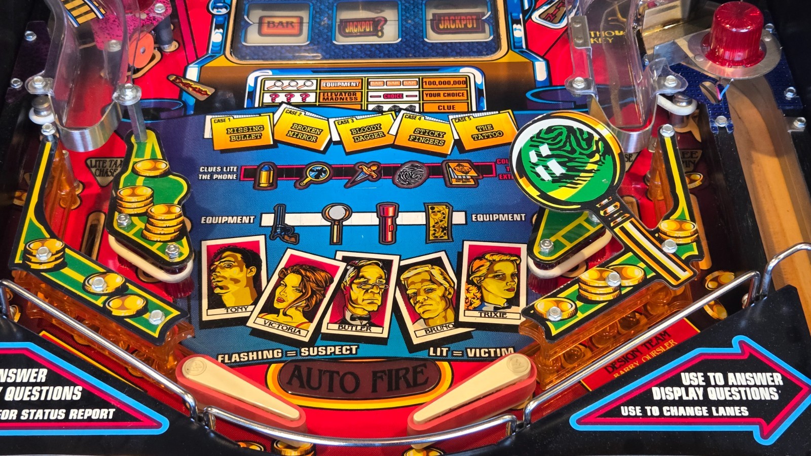 Refurbished Who Dunnit Pinball Machine (Bally) 1995