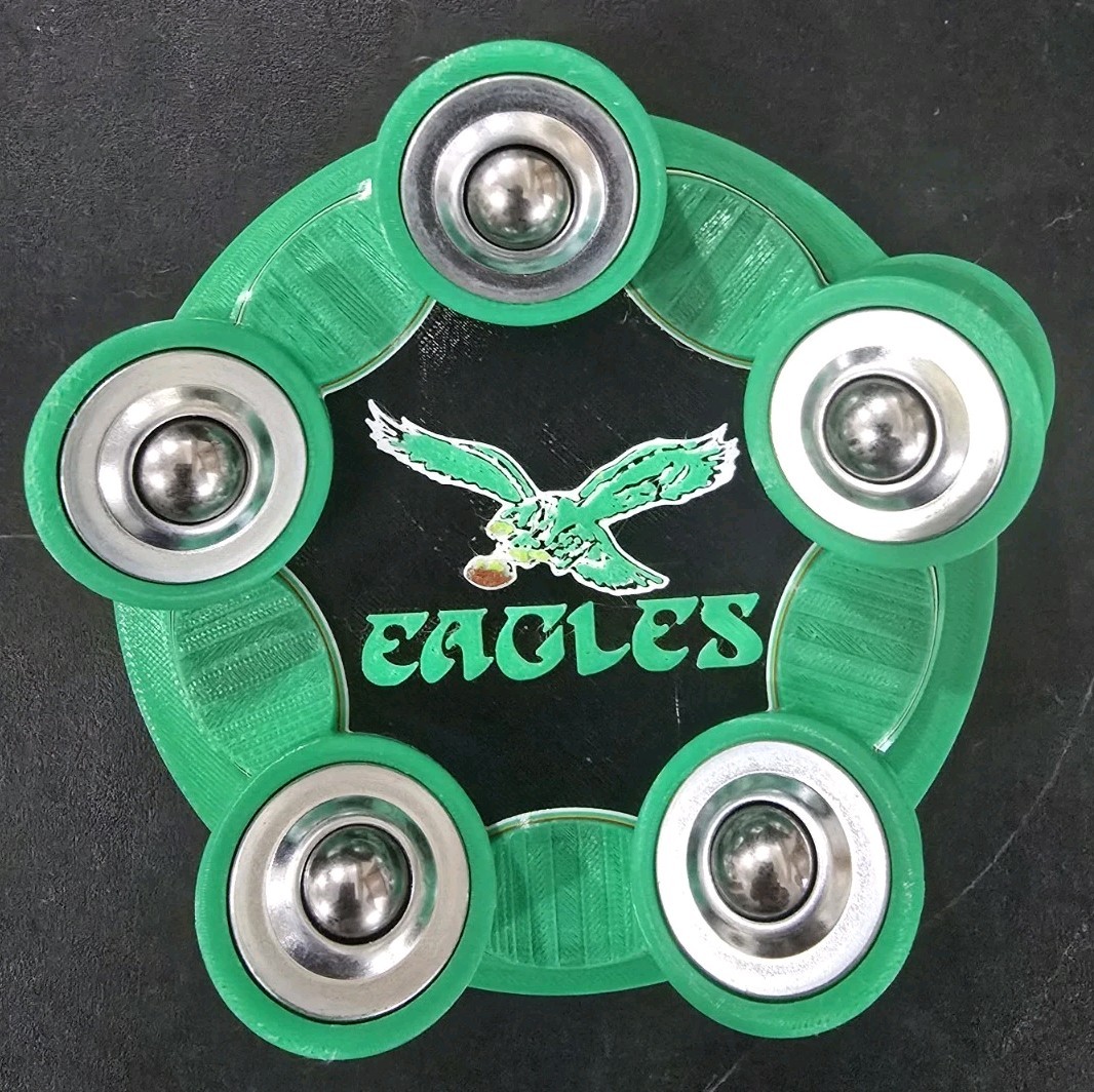 Bowling Ball Spinner - Custom - Eagles Old Logo