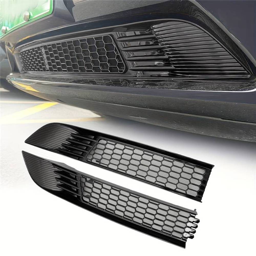 Tesla Model Y Front Grille Mesh Guard Inserts, Snap-In Installation, 2020-2024