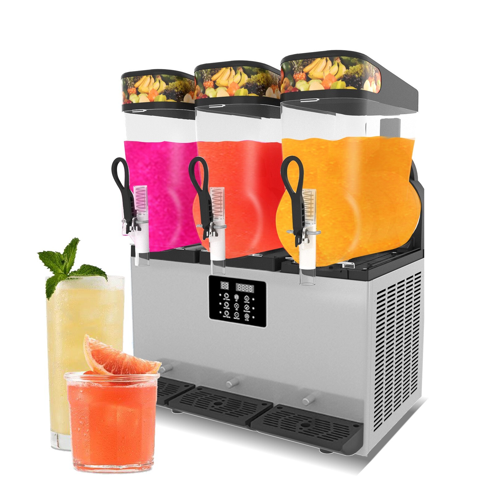 USA Commercial 3x12L tanks slush machine, Margarita slushy frozen drinks machine