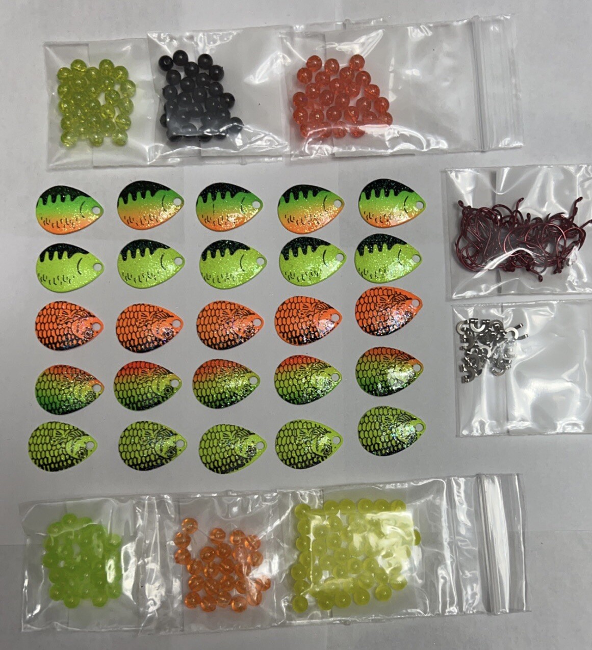 SUZIES SPINNERS 275 piece Size 3 Colorado Spinner Blade Kit