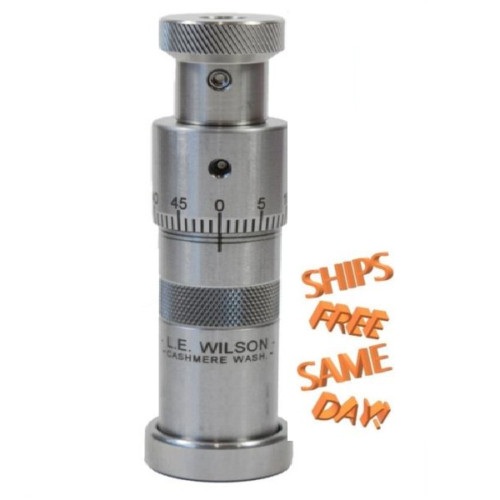 LE Wilson Stainless Micrometer Top Inline Seater Die for 6MM XC # S6M-XC