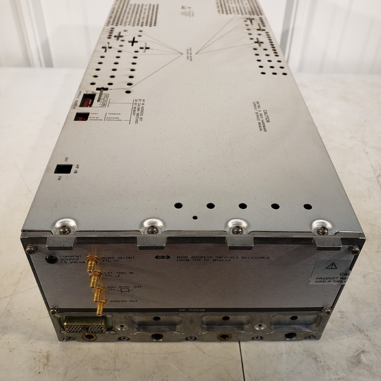 Hewlett Packard HP 70952B Optical Spectrum Analyzer Range 600-1700 nm Module