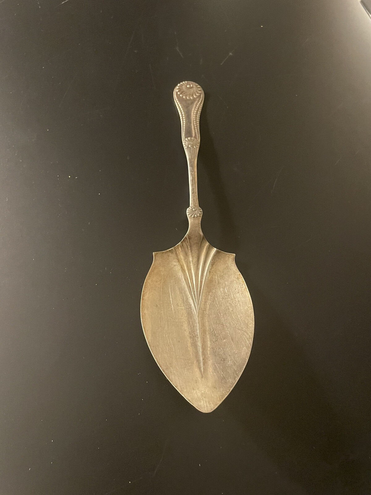 Antique 1847 Rogers Bros. Silverplate Flat Handle Pie Server