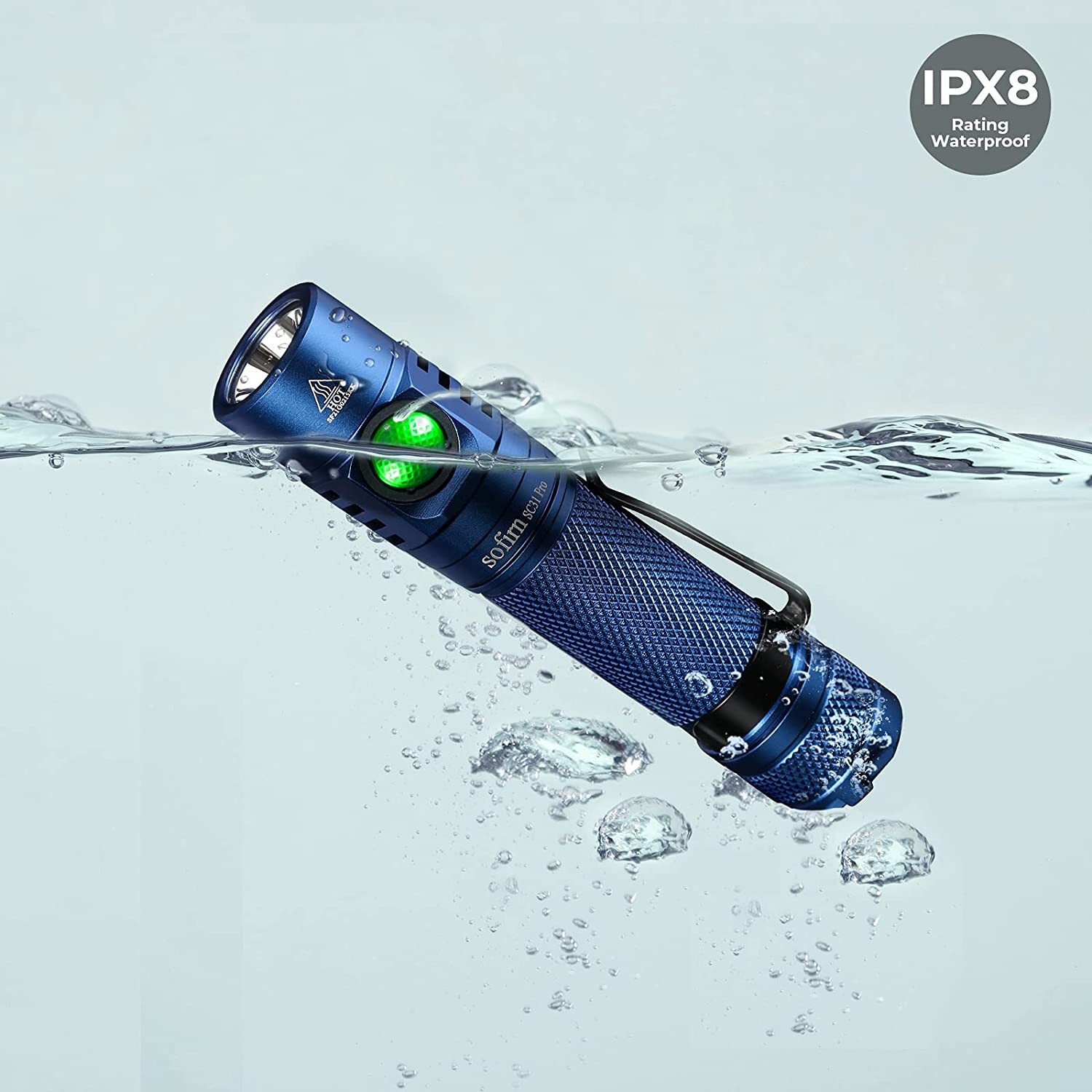 Sofirn SC31 Pro Kit 2000 High Lumen Multi Purpose Flashlight Anduril 2UI - Blue