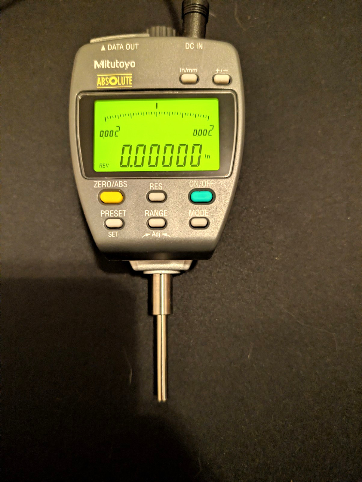Mitutoyo Digital Drop Indicator 543-552-1, 0-1", 0.00005" Resolution (No Cable)