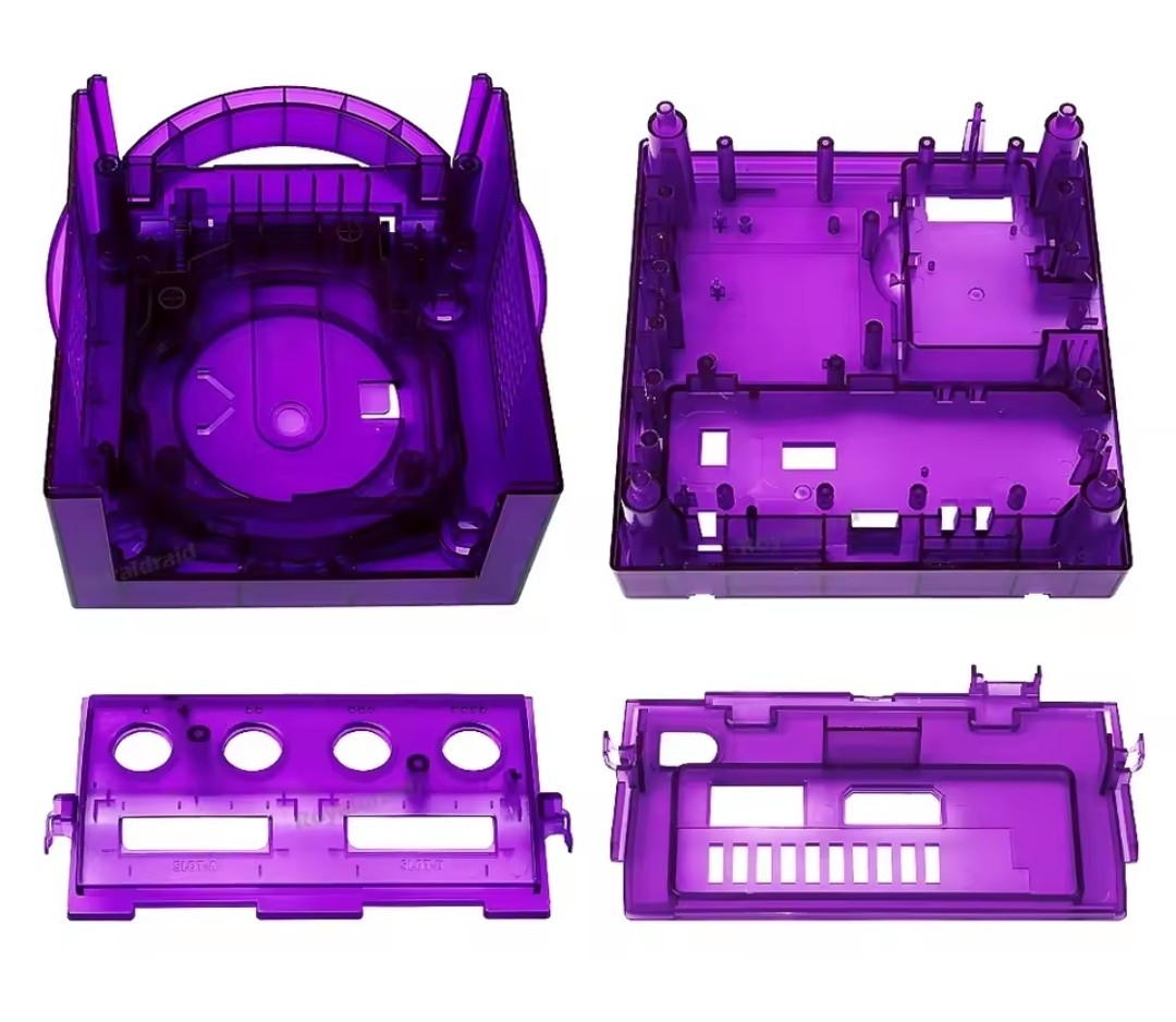 Transparent Box Replacement Case For Nintendo Gamecube Housing Shell Case