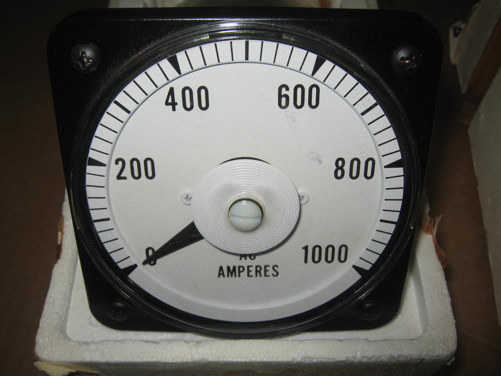 GE Yokogawa 103131LSZZ AB-40 Analog AC Ammeter Panel Meter 0-1000A