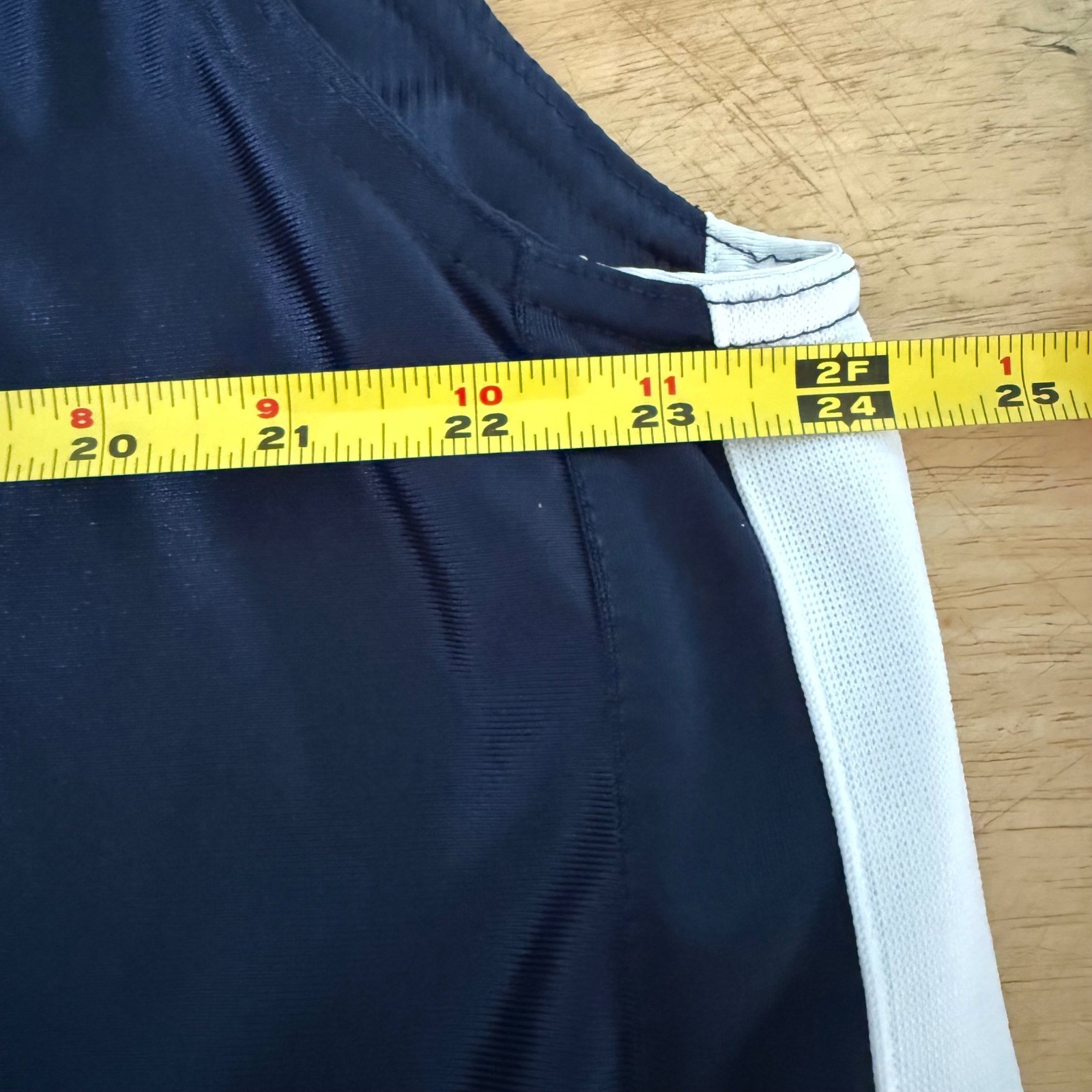 Nike Men's XL Reversible Basketball Jersey Blank Navy Blue Solid Sleeveless