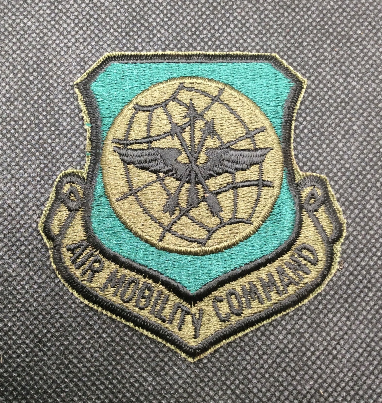 USAF 'AIR MOBILITY COMMAND' Patch, United States Air Force Uniform Subdued Patch