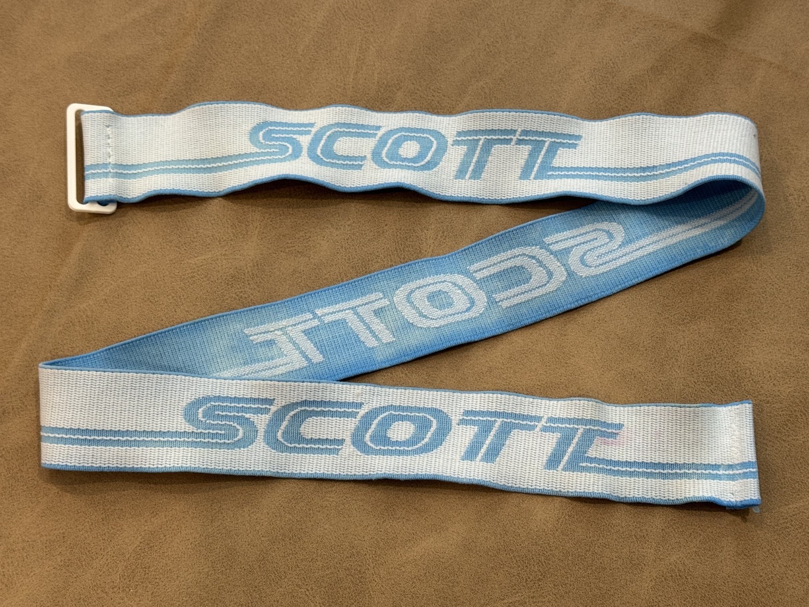 Vintage Scott Replacement Strap For Goggles Baby Blue White USA Ski Snow Moto MX