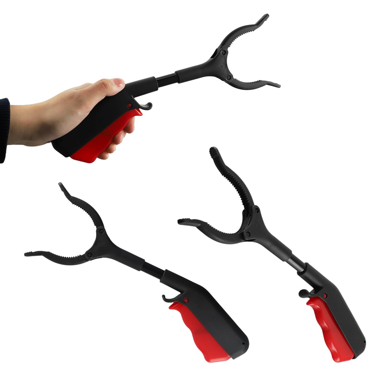 Short Grabber Reacher Tool 2 PCS,Small Grabber Reacher Tools Non-Slip Ergonom...