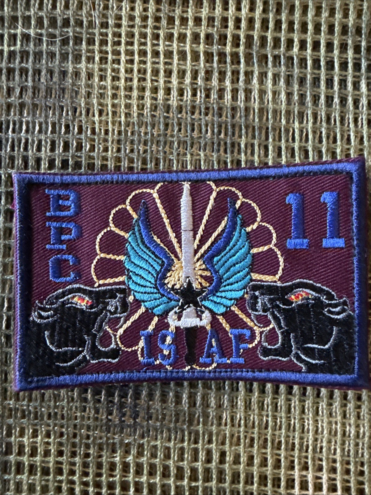 French Foreign Legion 11th Shock Parachute Regiment Unit Color Patch