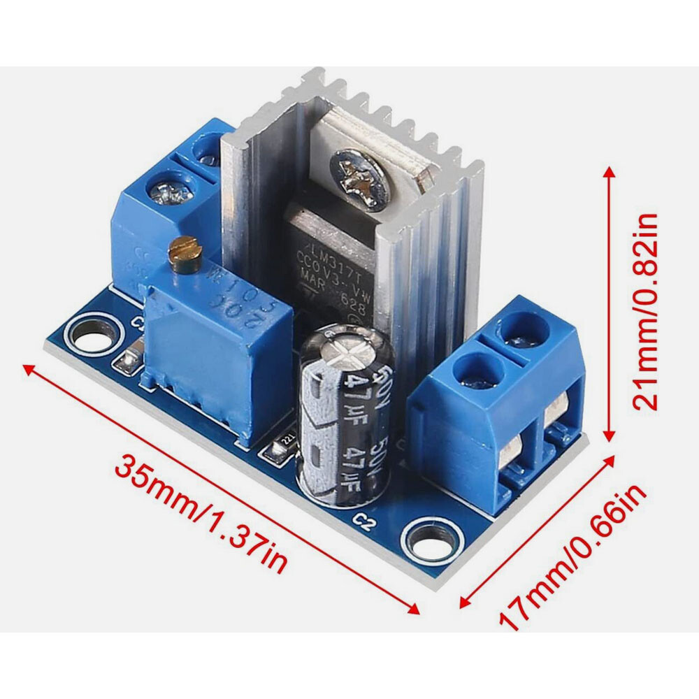 20x LM317 DC-DC Converters Adjustable Linear Regulators Step Down Circuit Board