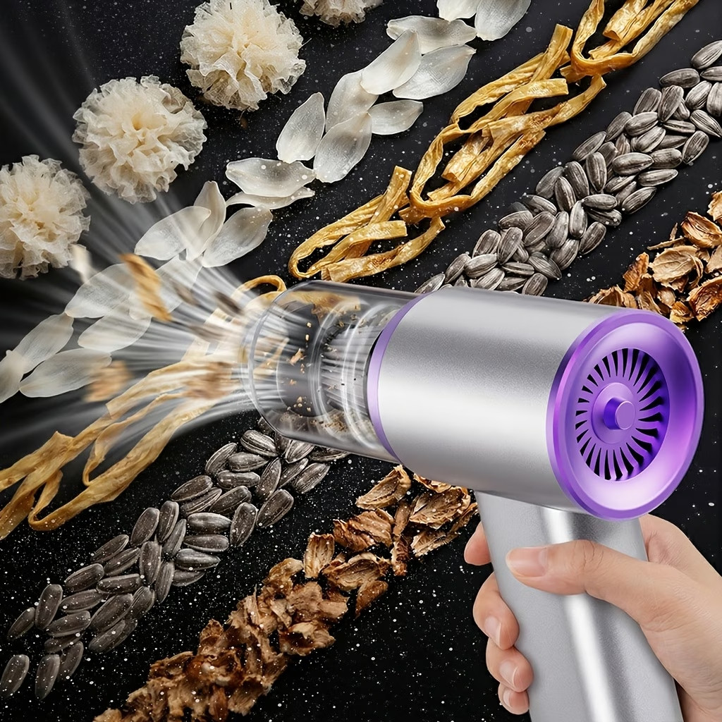 Home Wireless Vacuum Cleaner Mini Vacuum 4-In-1 Compressor Blower Pump Handheld