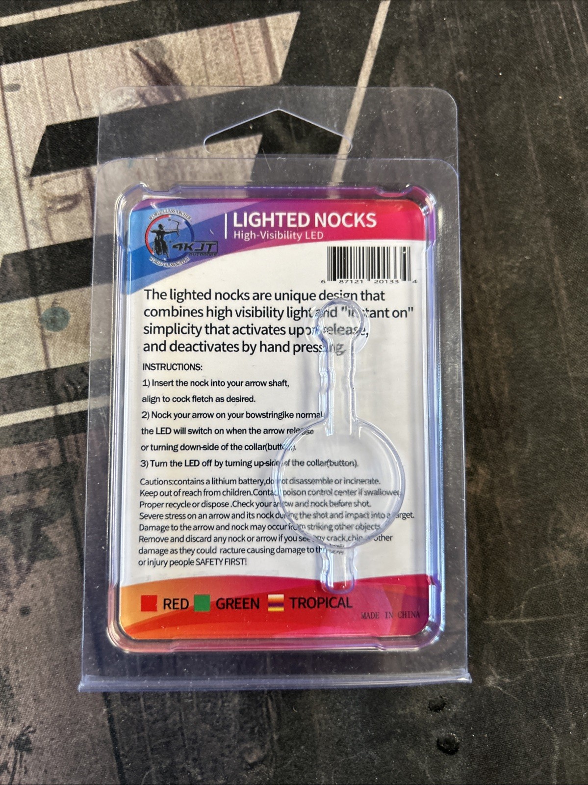 World Class Archery Lighted Knocks Tropical