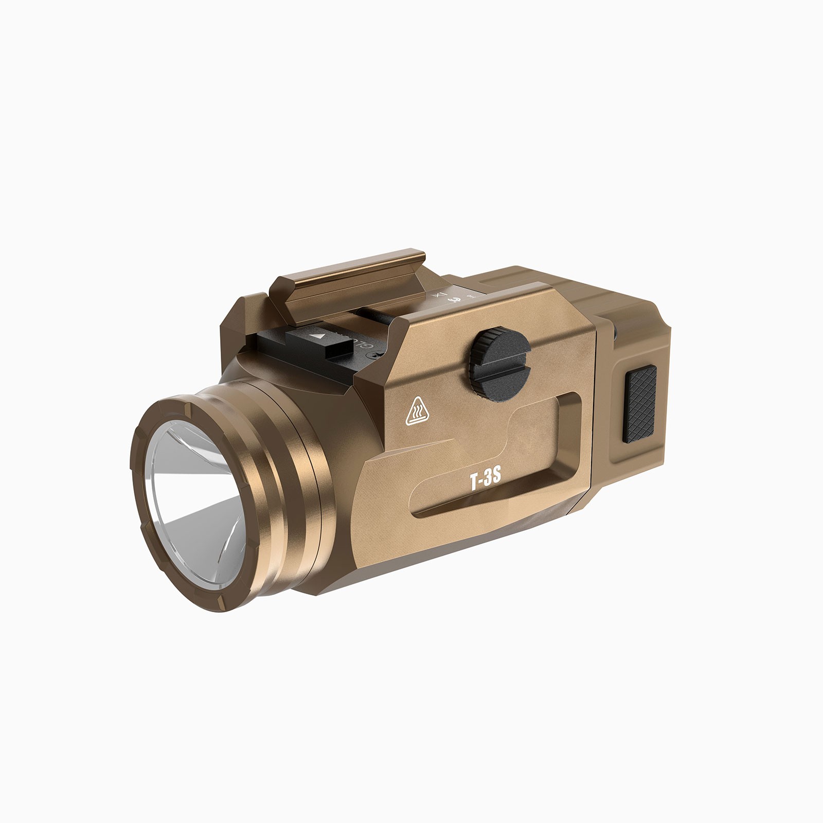 T-3S 600 Lumen Pistol Tactical Strong Weapon Light Constant / Strobe Gun Light