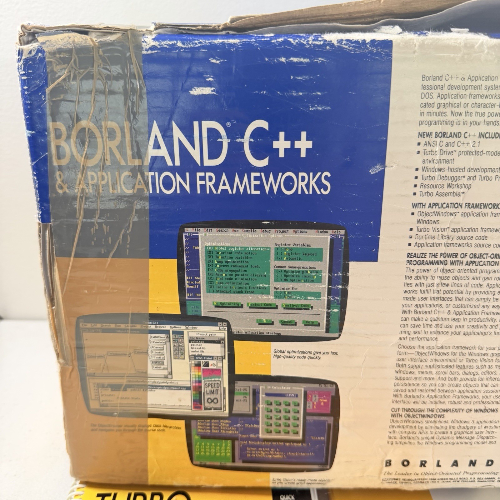 Borland C++ 3.0 & Application Frameworks Reference User Guide Manuals Lot Set