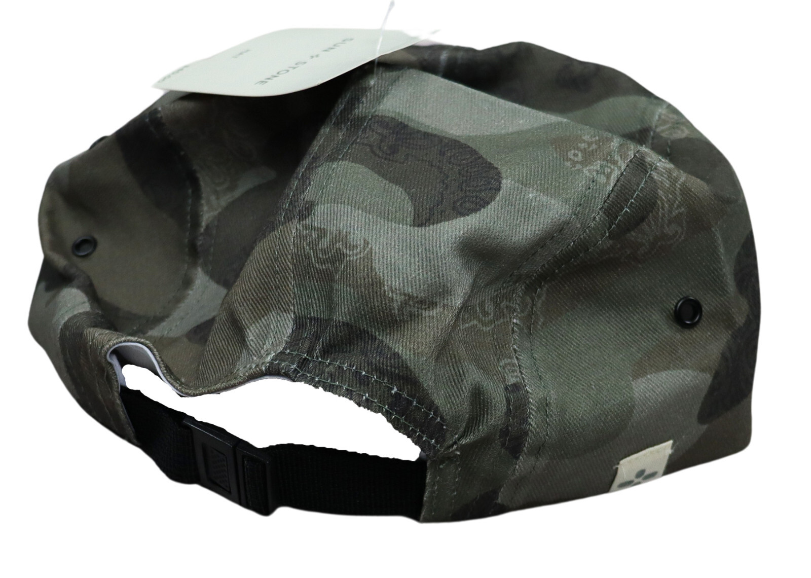 Sun + Stone Paisley Camouflage Clip Back Men's Panel Hat OSFM NWT