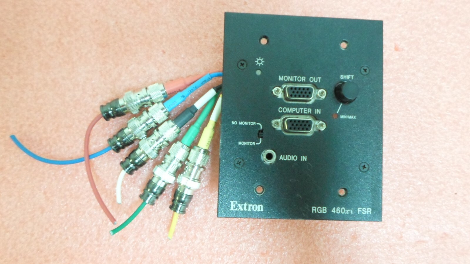 EXTRON ADSP DIP SWITCHES RGB 460xi FSR 33-597-01A VIDEO CONVERTER NO AC ADAPTER