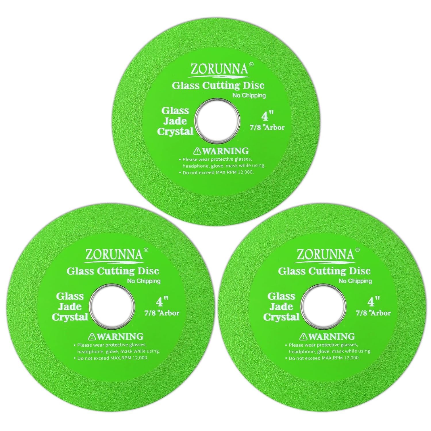4" Diamond Glass Tile Cutting Discs – 3 Ultra-Thin Cutting Tools