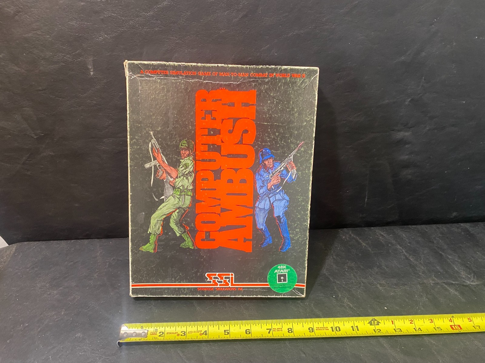 Computer Ambush Box and Manual Map w/ extra manuals - NO VIDEO GAME HERE