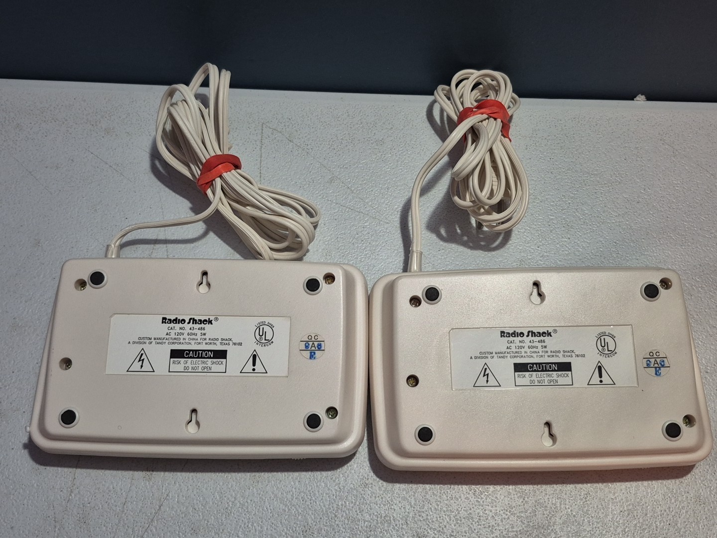 Radio Shack Two-Station FM Wireless Intercom Pair Model 43-486 Tested *READ