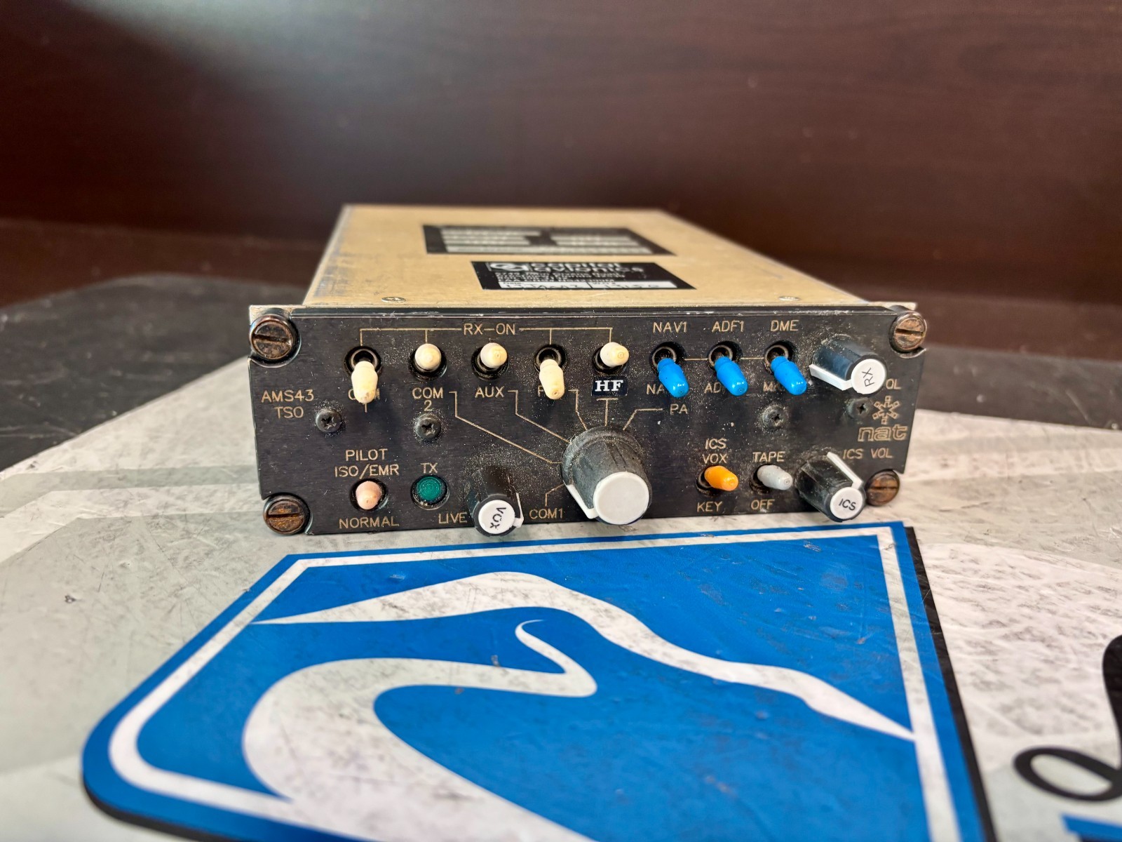 Audio Control Panel AMS43 Removed Working