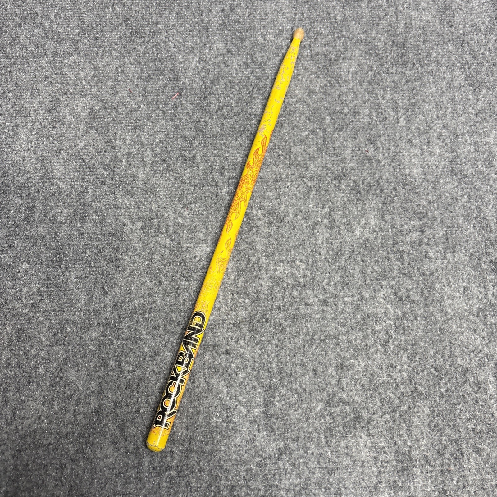 1 Rockband Yellow And Orange Flames Drum Sticks For Wii, Xbox, PlayStation BN11
