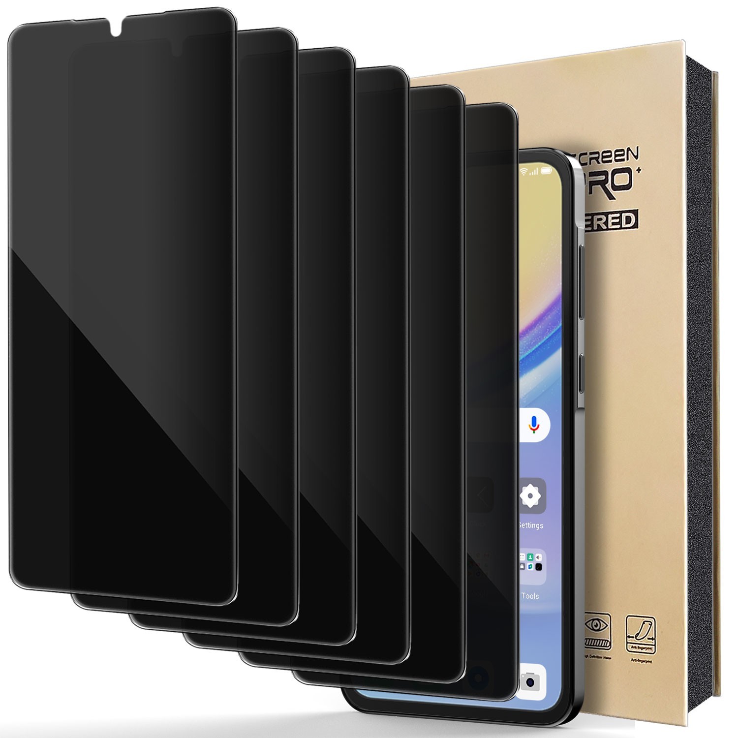 2/4/6x For Samsung Galaxy A15 Screen Protector Anti-Peep Tempered Glass Privacy