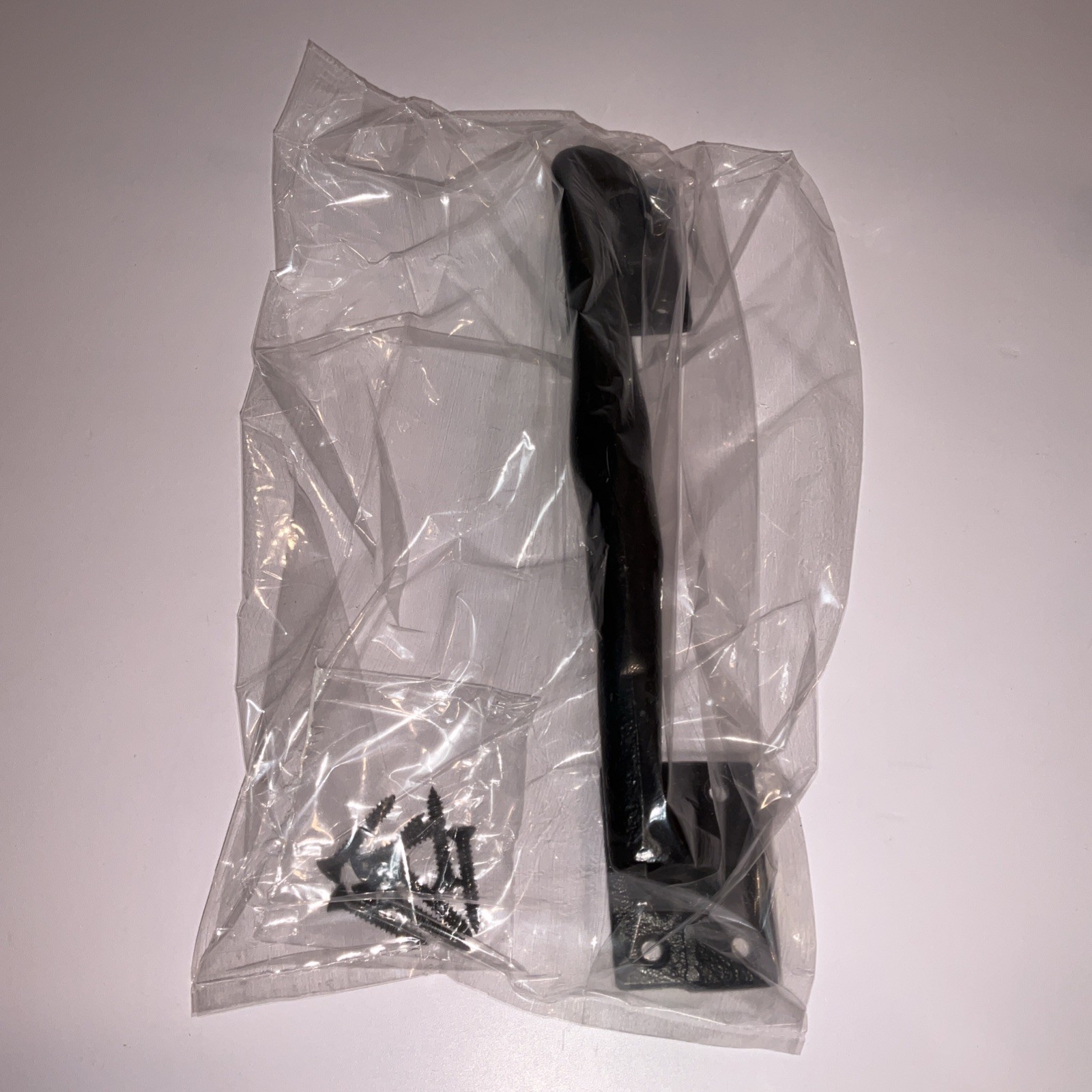 NEW Sealed EVERBILT Black Rod Iron Gate Pull Heavy-Duty Door Handle 9-3/4"L
