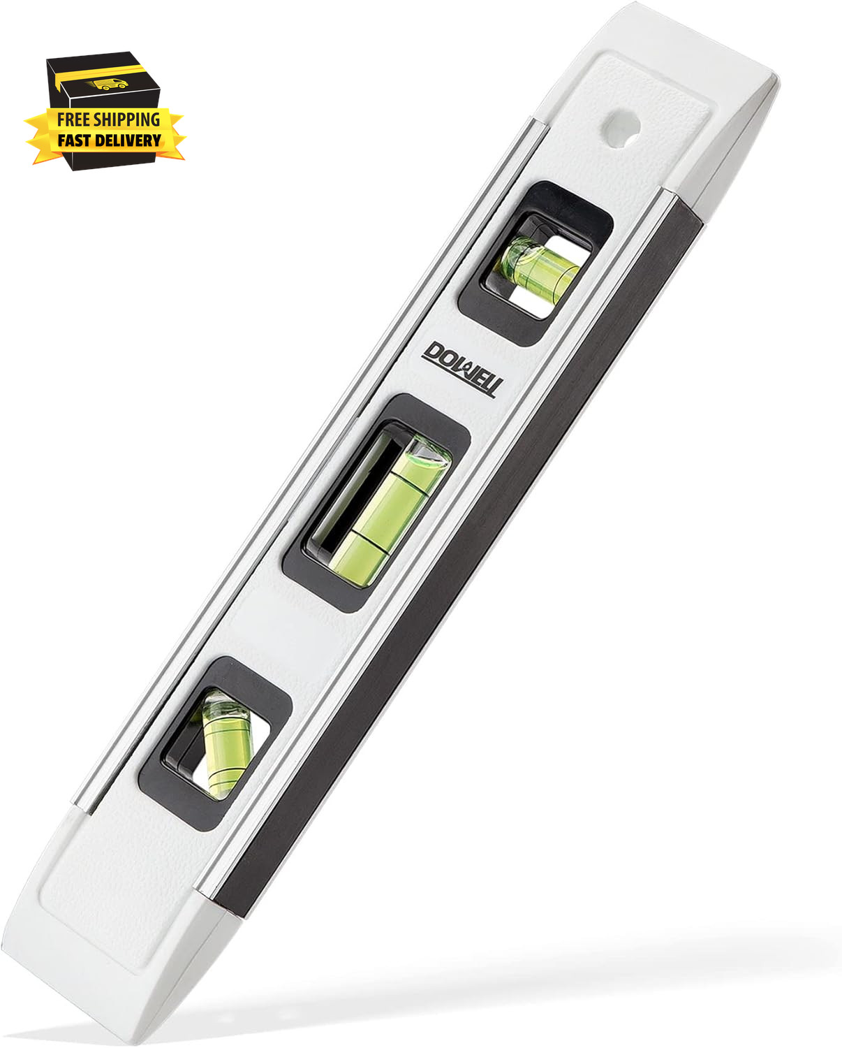 Magnetic Torpedo Level Mini Bubble Level Box Spirit Level Alloy Frame 180/90/45