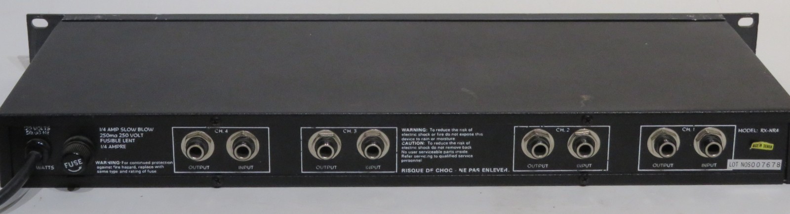 Ross System RX-NR4 Noise Reduction Tested