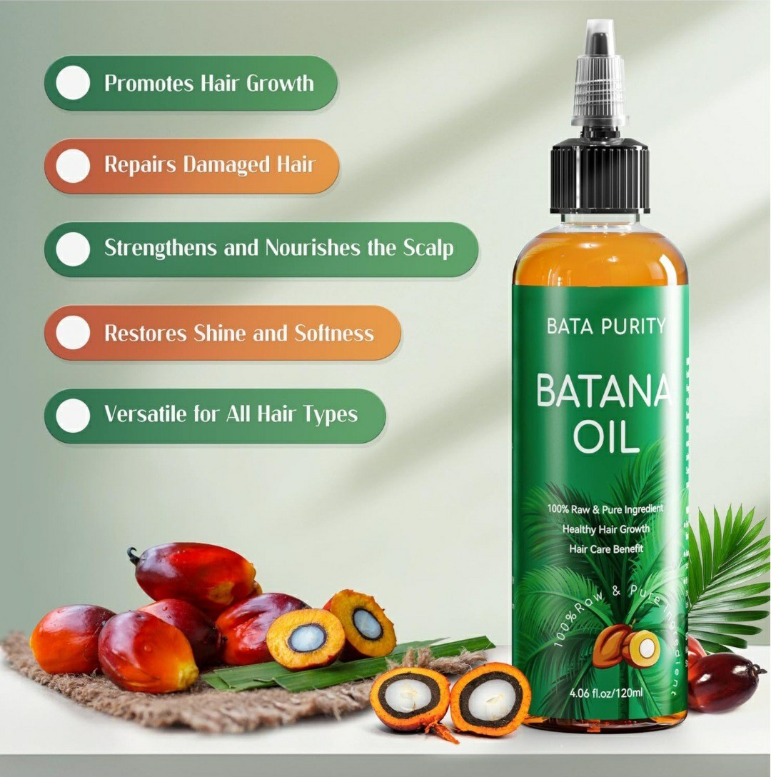 Batana Oil Hair Growth 100% Raw Pure Strengthen Restore Repair 120ml 4.06 fl oz