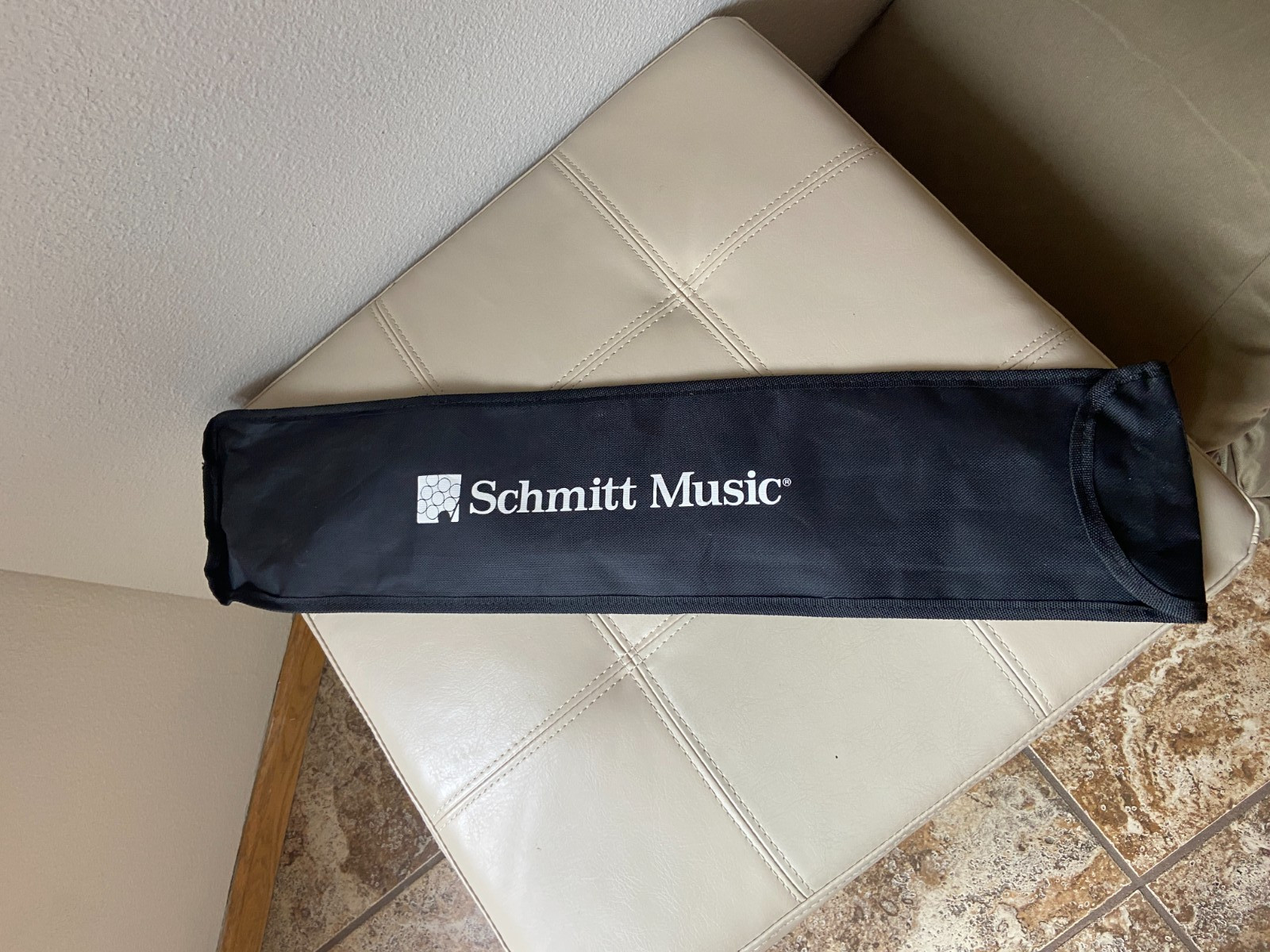 NEW SCHMITT MUSIC BLACK ZIP BAG FOR STAND ETC