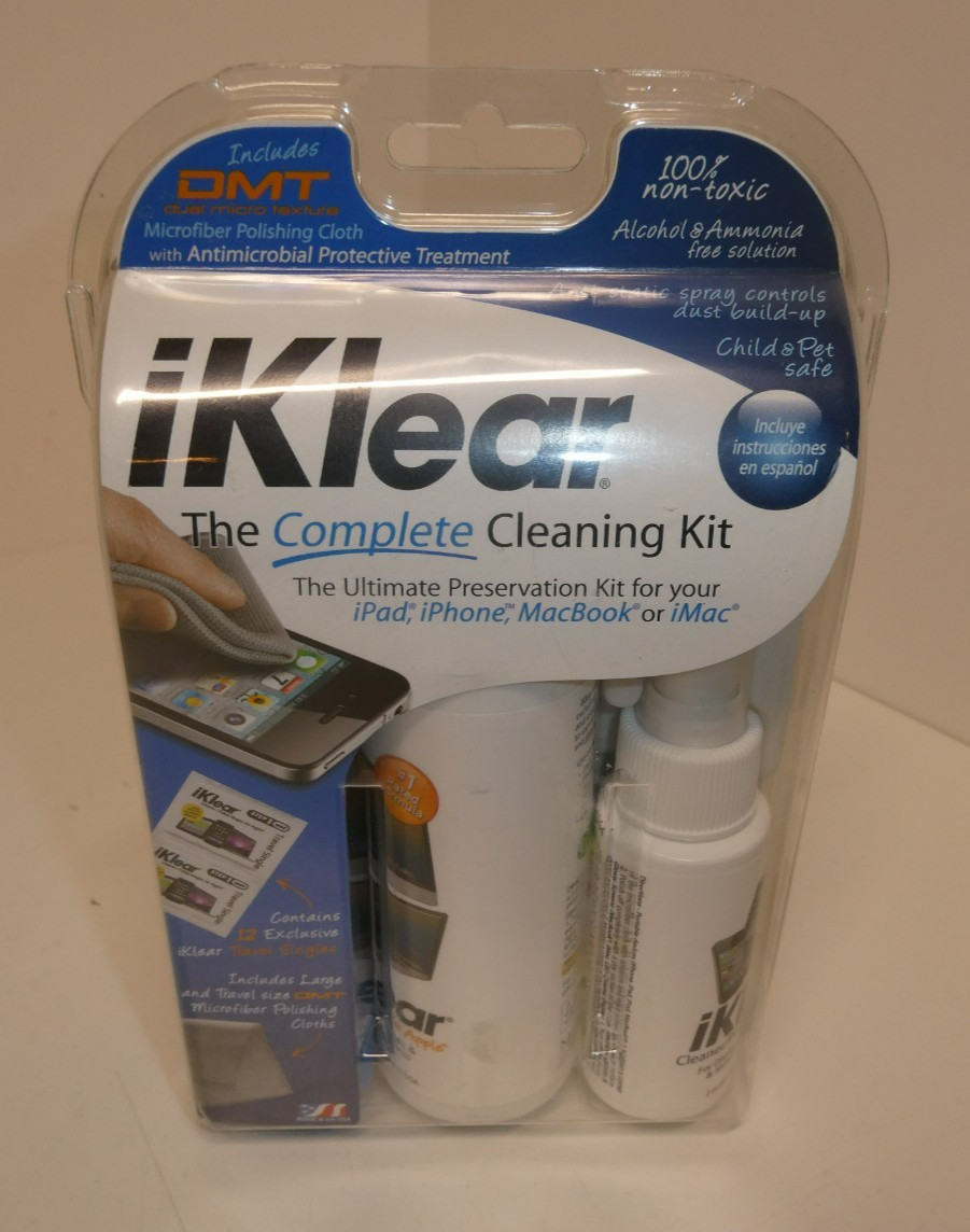 iKlear Apple Polish iPhone iPod iMac Displays Cleaning Kit (COMPLETE NEW)
