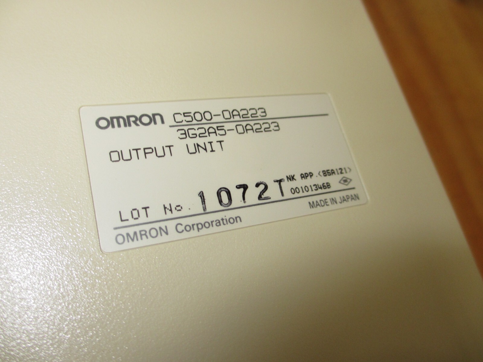 Omron C500-OA223 *NEW* Output Unit Module Sysmac PLC *USA SHIP*