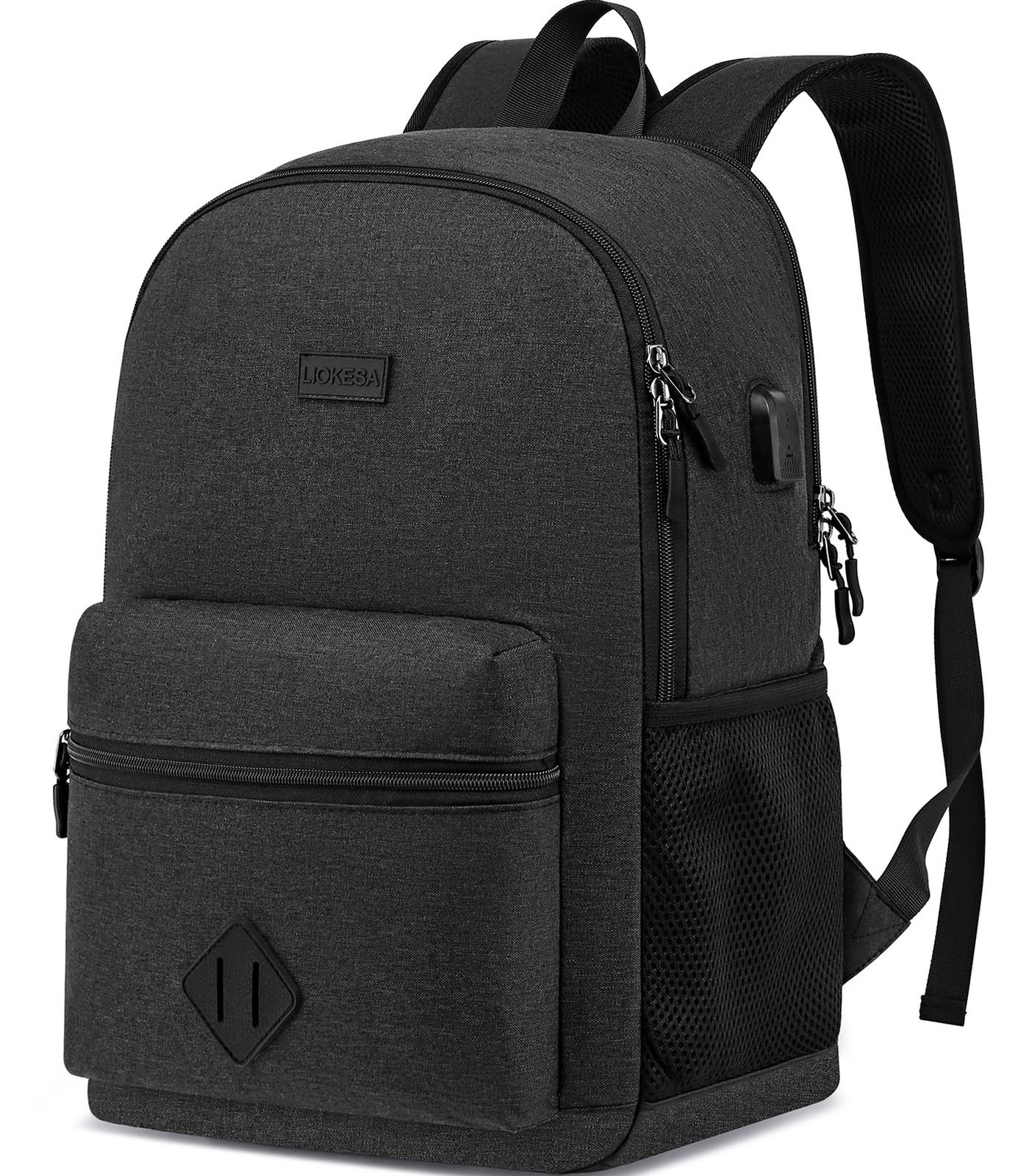 Casual Laptop Backpack,School Backpack Large Bookbag with USB for High School...