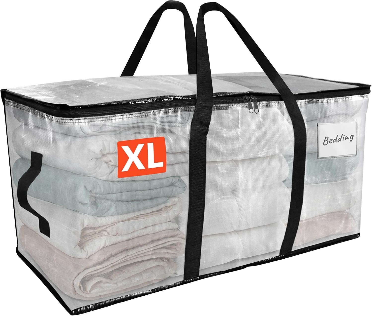Moving Bags Heavy Duty (1 Pack) Clear, Extra Large Totes | For Storage & Packing