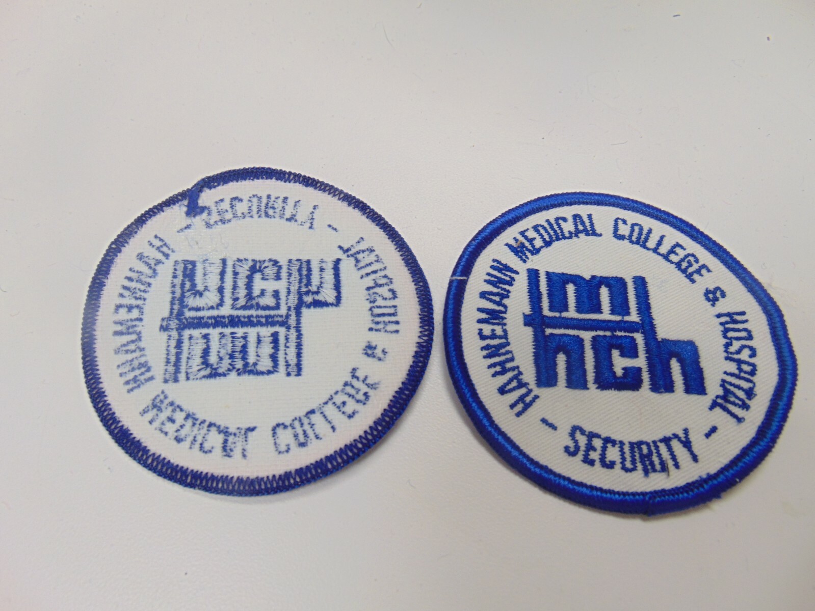 PATCH SEW ON OLDER HAHNEMANN MEDICAL COLLEGE & HOSPITAL SECURITY