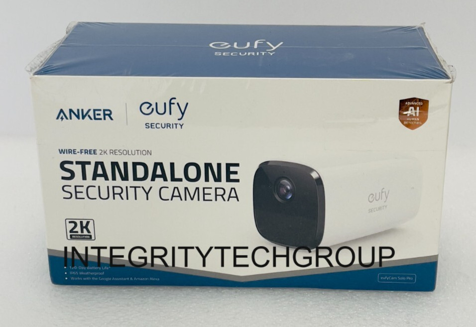 Anker Eufy Cam SOLO PRO T8131X Standalone Bullet Camera 2K White, Open Box