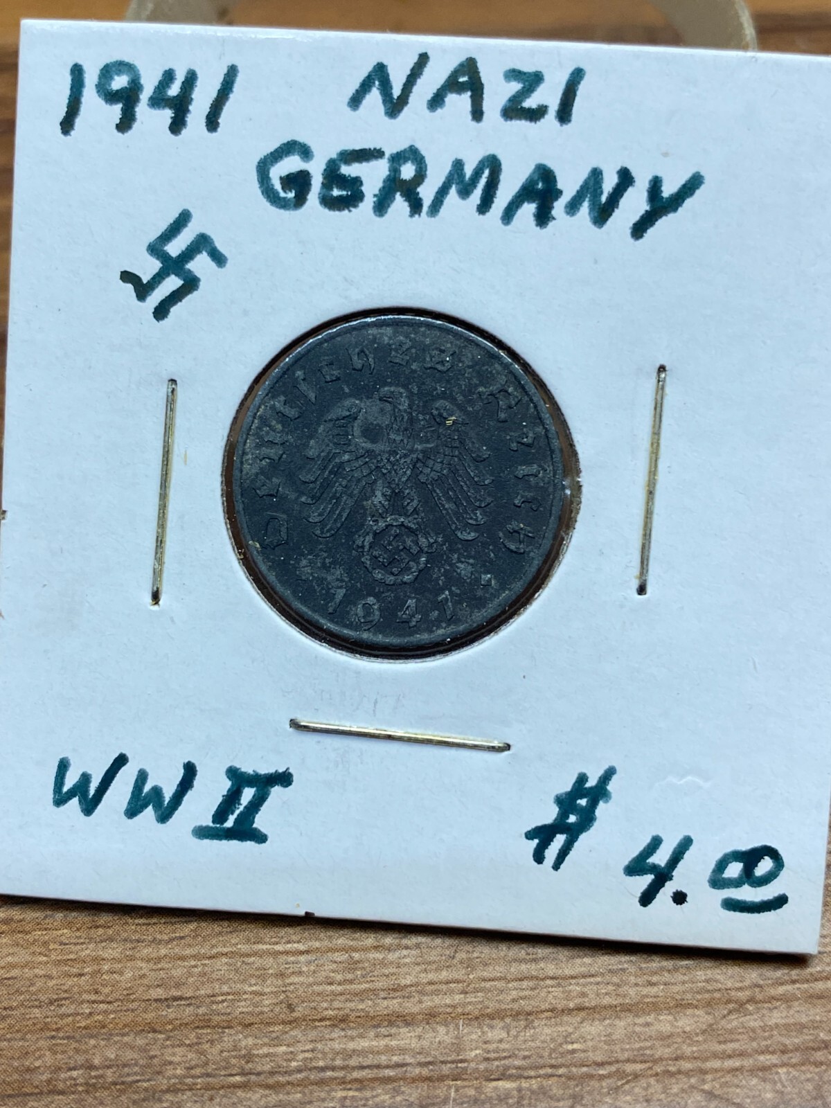 STORAGE UNIT FIND 1941 Nazi Germany 5 Cents REICHSPFENNIG Coin