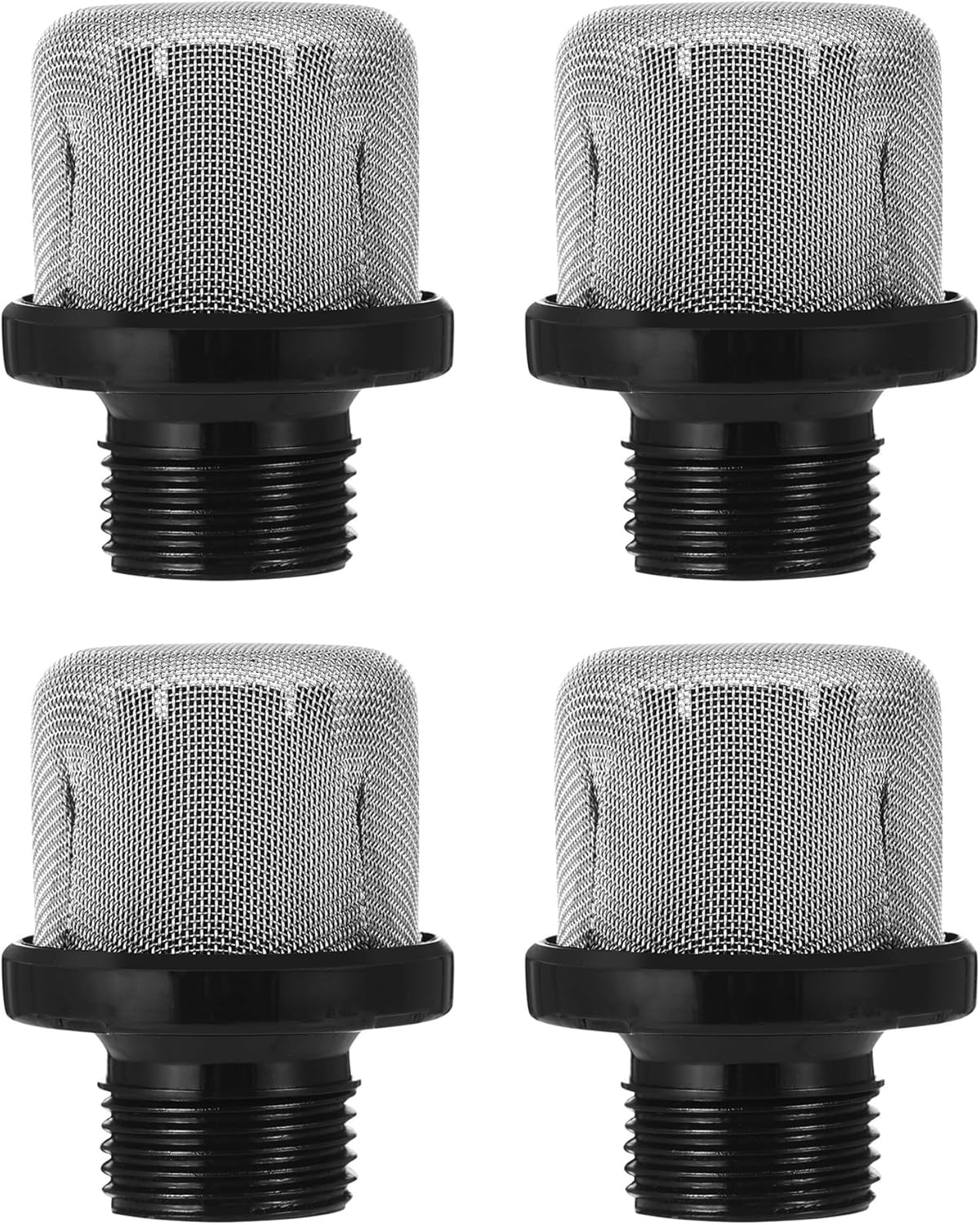 4 Packs 288716 Airless Paint Sprayer Inlet Suction Strainer, 3/4 Inch Thread, Co