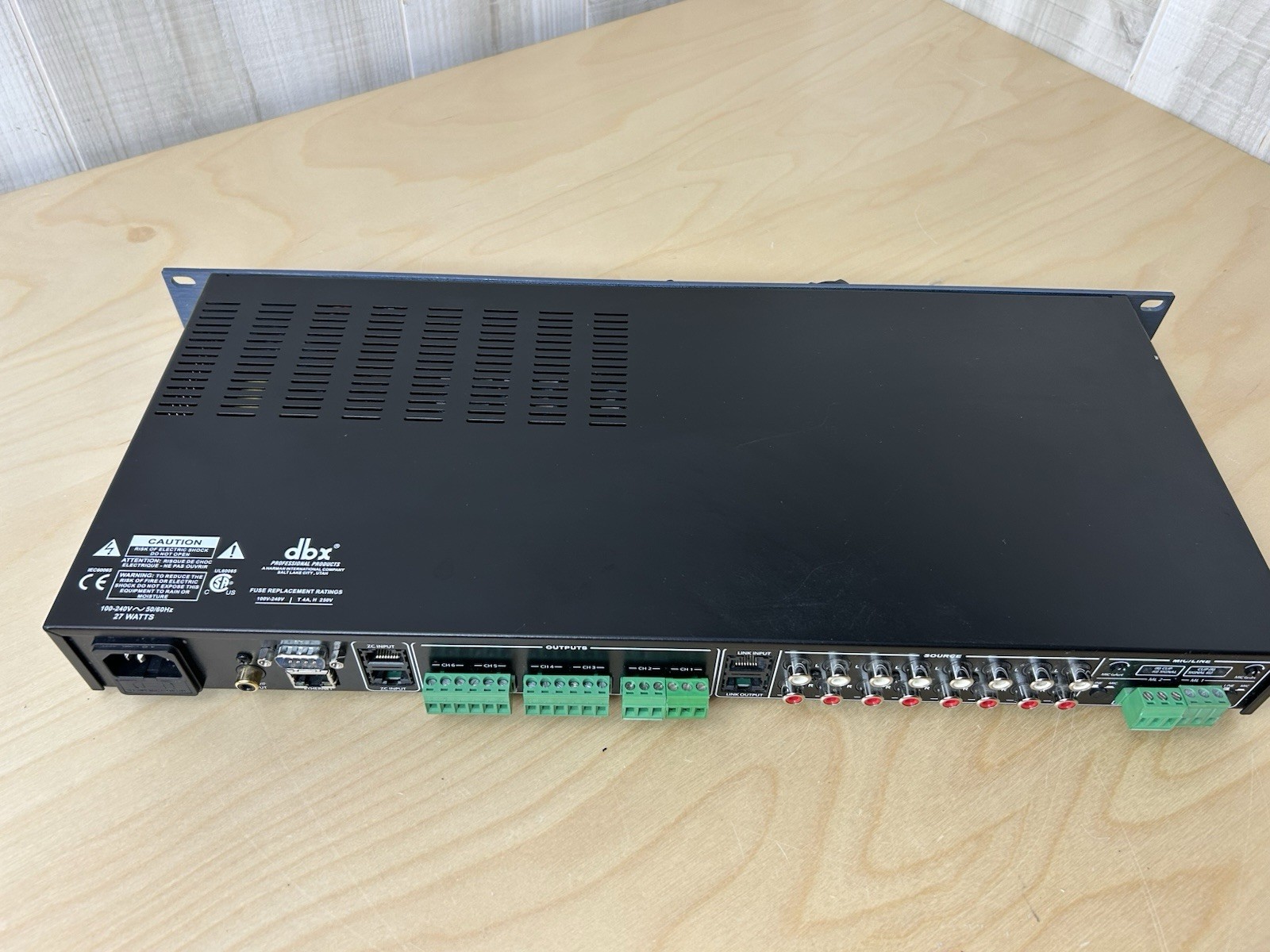 DBX1260 ZonePRO1260 Digital Zone Processor Parts/ Repair