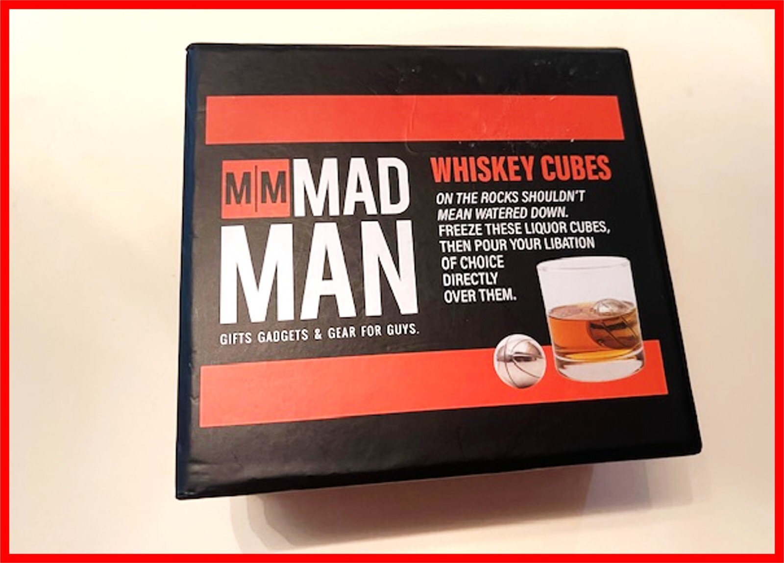 Stainless Steel Whiskey Freezer Balls - Reusable Ice Cubes - NIB - Basketballs