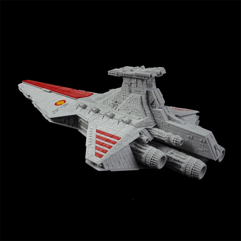 Venator-class Star Destroyer Assemble Model Kit W/base 3D Printing 1/3200